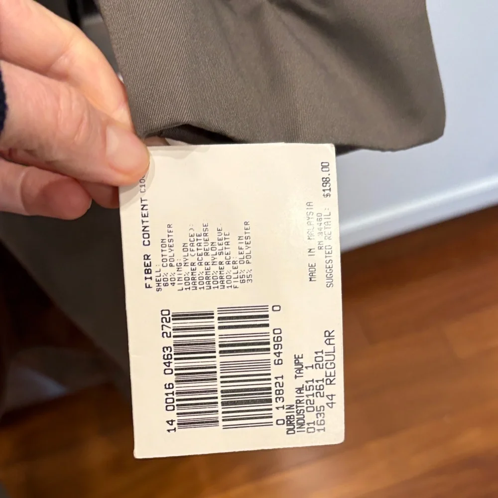 Men’s London Fog Dark Green Khaki Trench Coat w/removable lining brand new - Picture 5 of 11